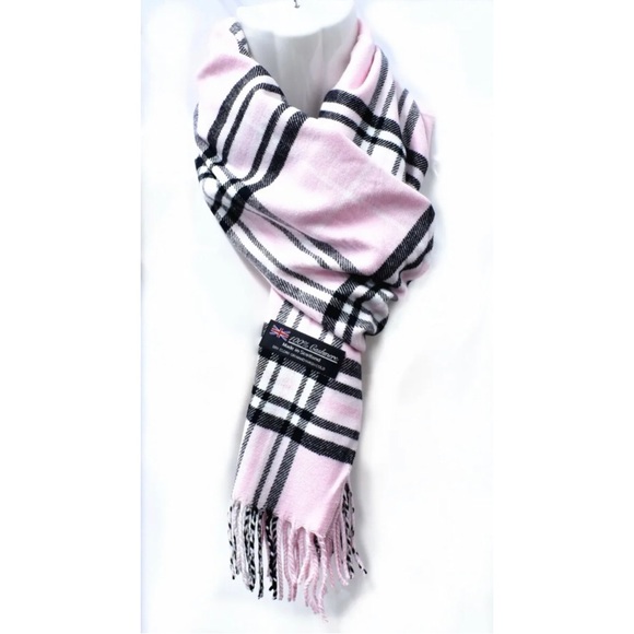 Pink Cashmere Scarf Top Rated - Picture 3 of 4